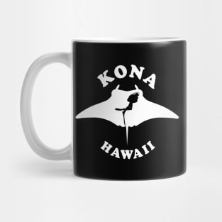 Kona Hawaii Scuba Diving With Manta Ray Mug